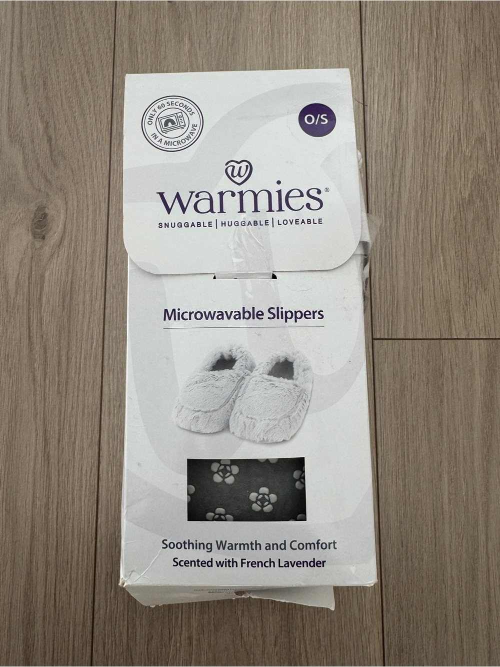 Warmies Microwavable Slippers - Lavender Scented - One Size - Brand New